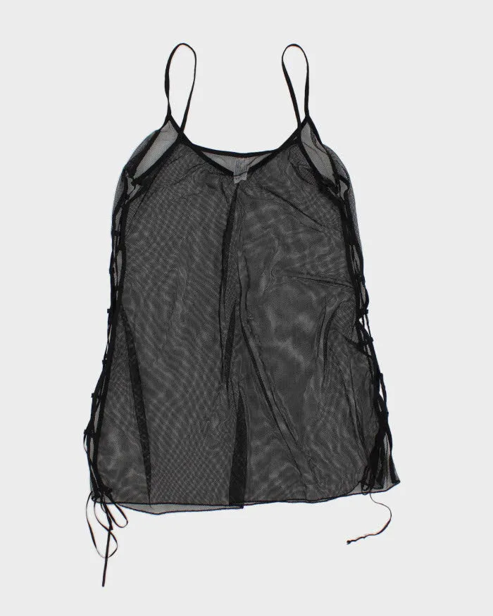 Vintage 90s Netted Lace-Up Cami - S sold by Rokit product image thumbnail 2