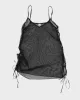Vintage 90s Netted Lace-Up Cami - S sold by Rokit