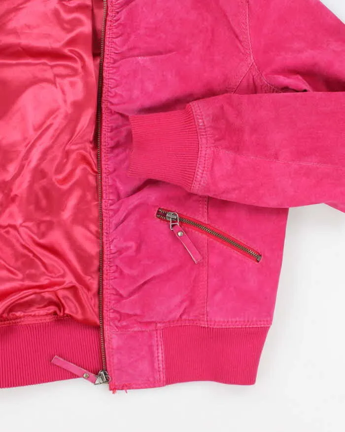Y2k 00s Le Chateau Pink Leather Jacket - L sold by Rokit product image thumbnail 4