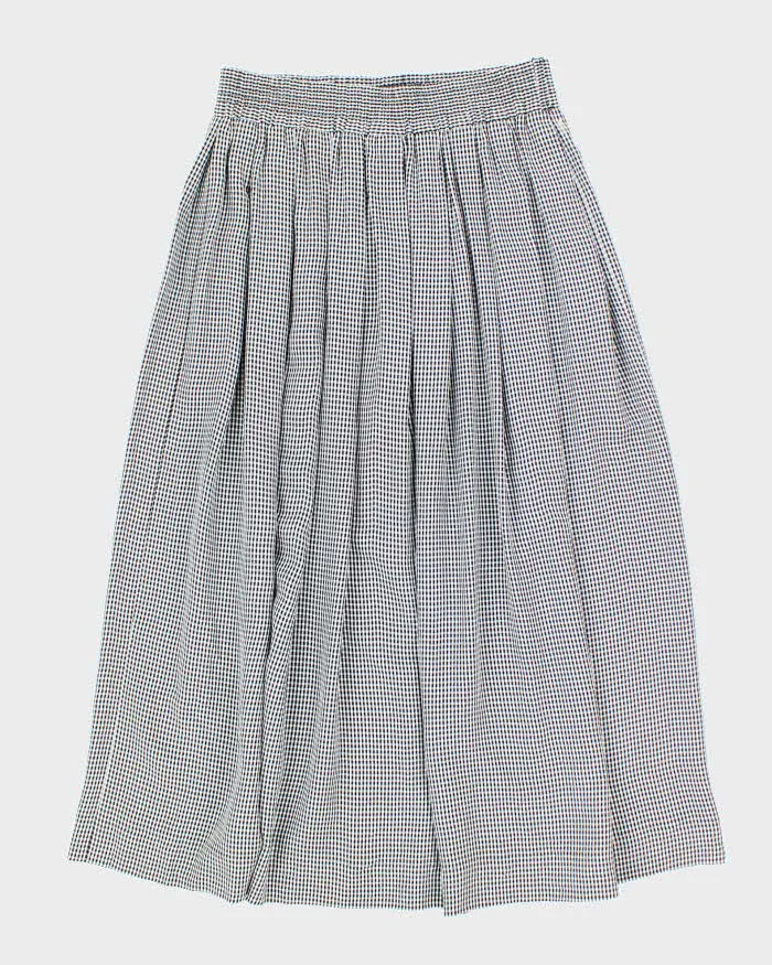 Vintage 90s Black & White Checked Gingham Skirt - M sold by Rokit product image thumbnail 2