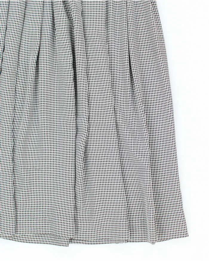 Vintage 90s Black & White Checked Gingham Skirt - M sold by Rokit product image thumbnail 4