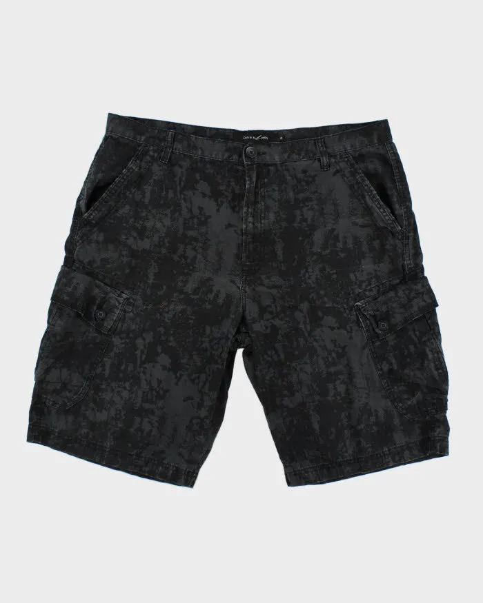 Calvin Klein Dark Camouflage Cargo Shorts - W37 sold by Rokit