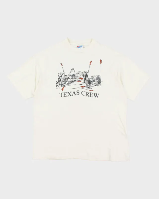 Vintage 90s Single Stitch Texas Crew T-shirt - XL sold by Rokit