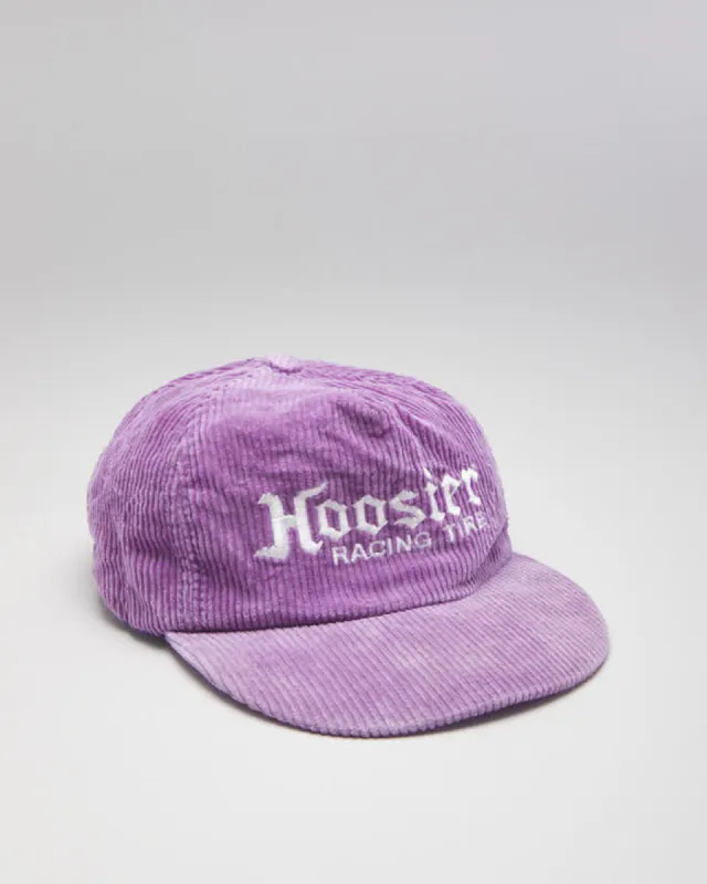 Vintage Hoosier Racing Tree Corduroy Purple Snapback sold by Rokit