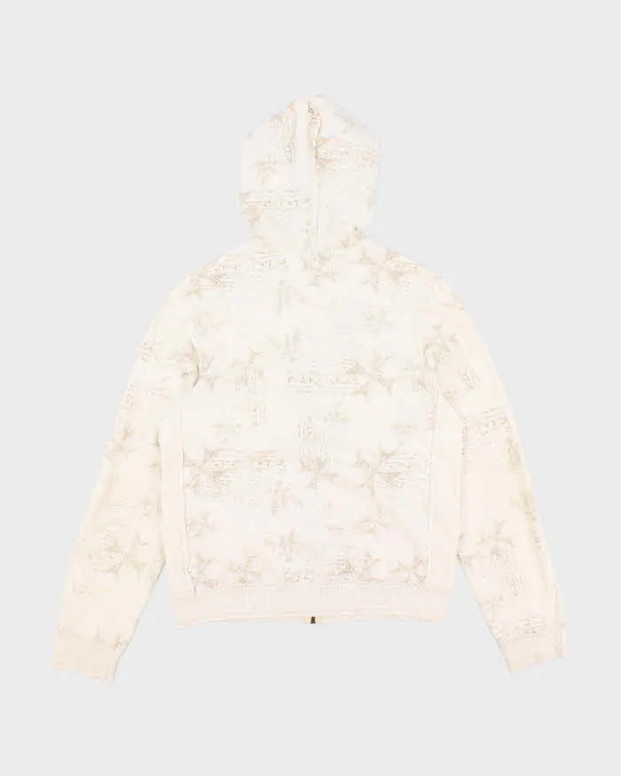 Y2K 00s Guess Graphic Patterned Light Hoodie - S sold by Rokit product image thumbnail 2