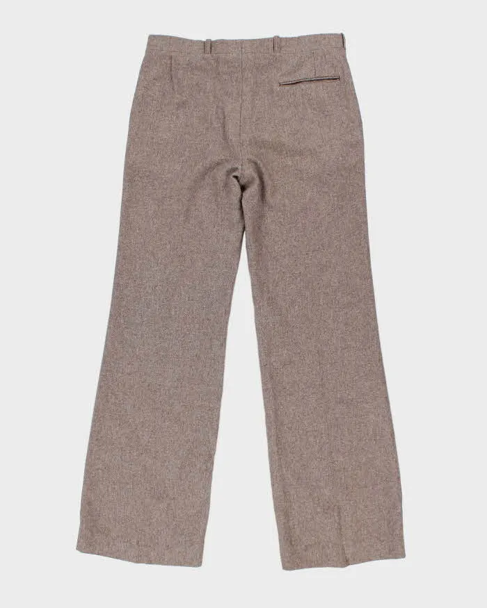 Womens Sandstone Colour Wool Trousers - M sold by Rokit product image thumbnail 2