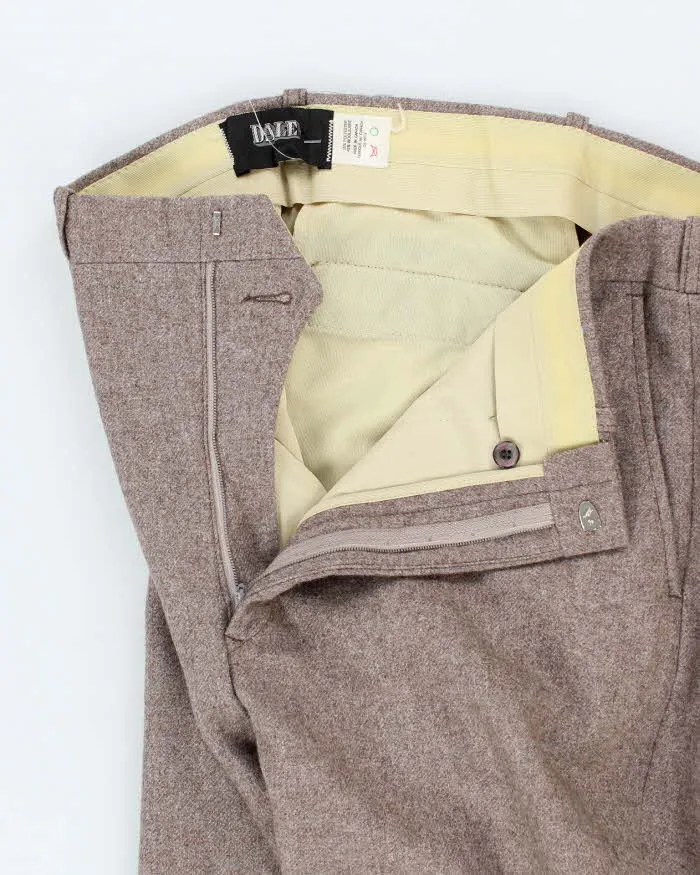 Womens Sandstone Colour Wool Trousers - M sold by Rokit product image thumbnail 3