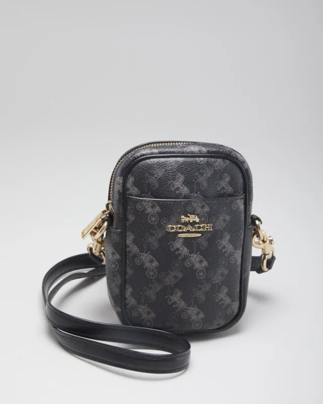 Women's Black Heritage Black Coach Crossbody bag sold by Rokit
