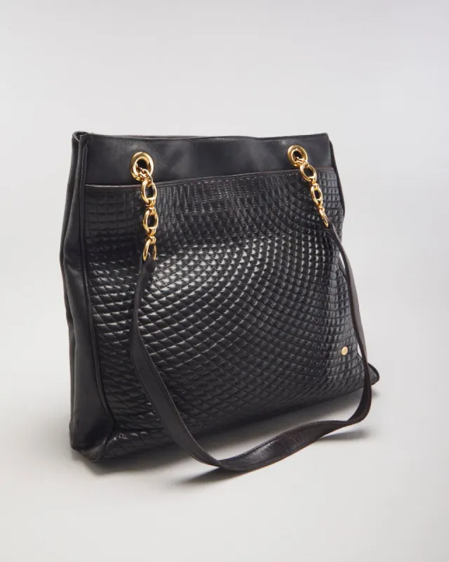 Bally  Quilted Leather Tote Shoulder Bag sold by Rokit
