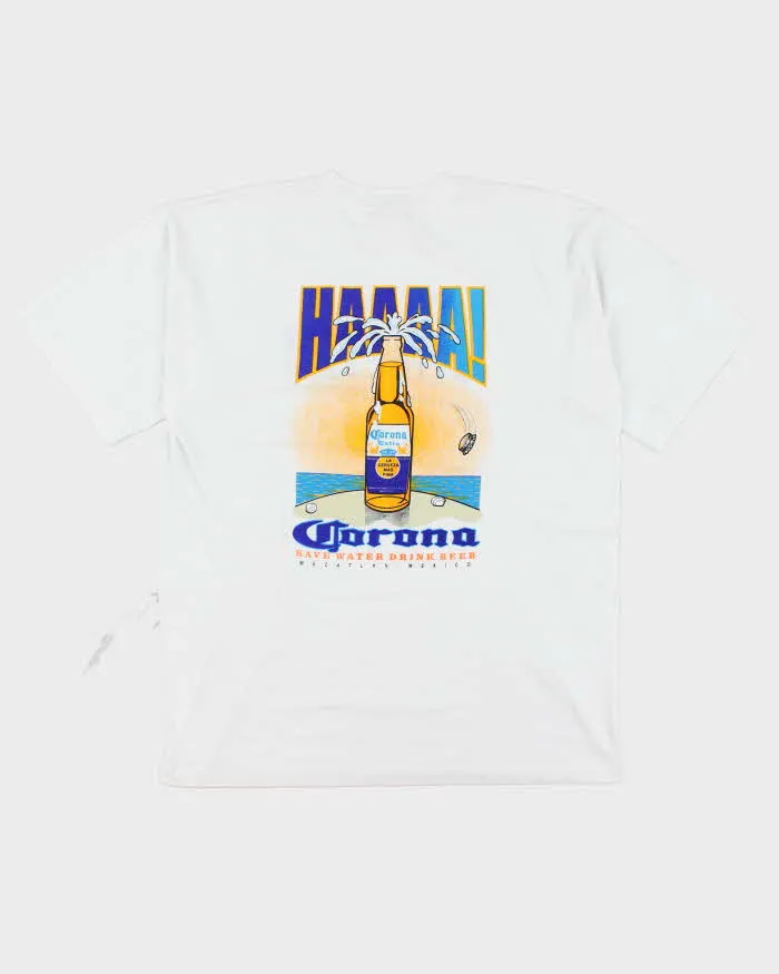 Vintage 2000's Corona Save Water Drink Beer T-Shirt - XL sold by Rokit product image thumbnail 2