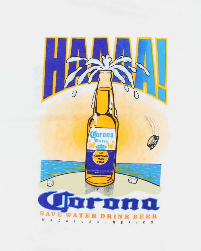 Vintage 2000's Corona Save Water Drink Beer T-Shirt - XL sold by Rokit product image thumbnail 4