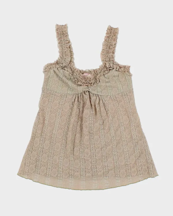 Y2k 00s Vol. 1 Lace Cami - M sold by Rokit