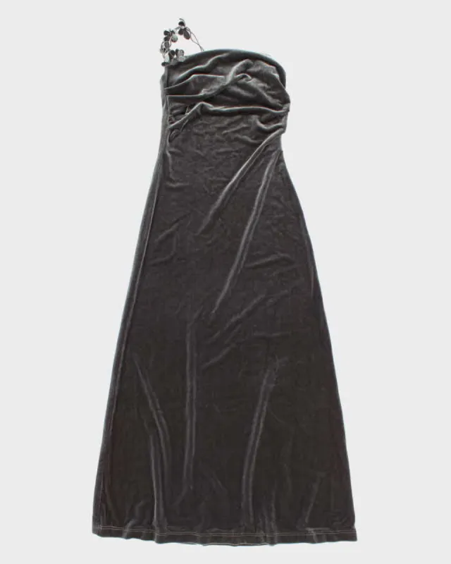 Vintage 90s Extart & Panno Velvet Dress - S sold by Rokit