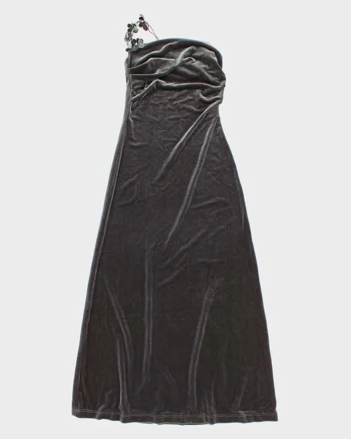 Vintage 90s Extart & Panno Velvet Dress - S sold by Rokit