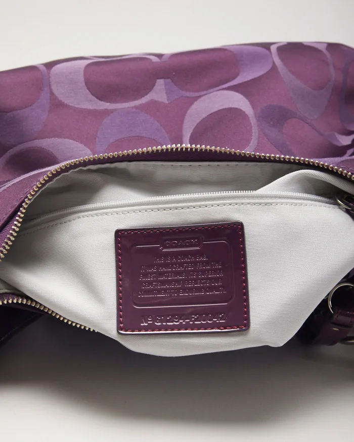 Coach Purple Monogram Handbag sold by Rokit product image thumbnail 4