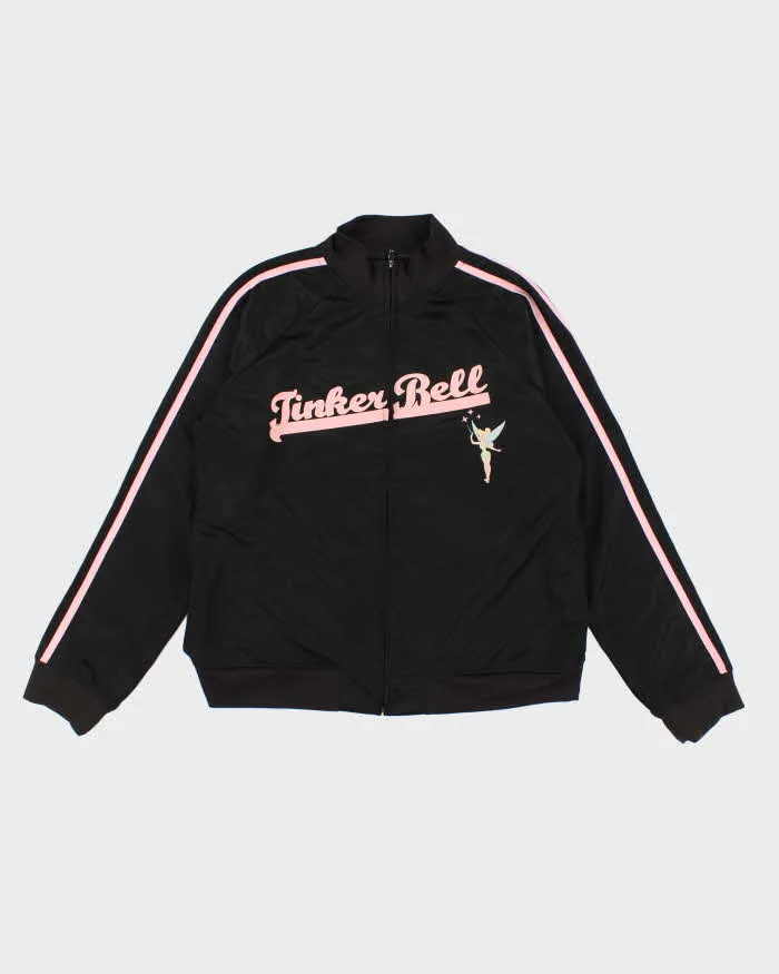 Woman's Disney Tinkerbell Zip Up Black Track Jacket - XL sold by Rokit