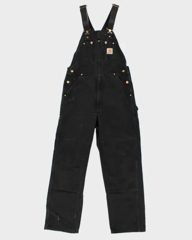 Vintage Men's Black Carharrt utiliaty Dungaress - 34 x 32 sold by Rokit
