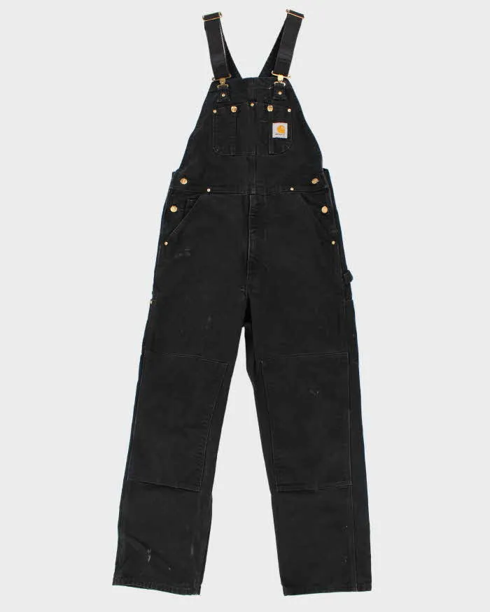 Vintage Men's Black Carharrt utiliaty Dungaress - 34 x 32 sold by Rokit