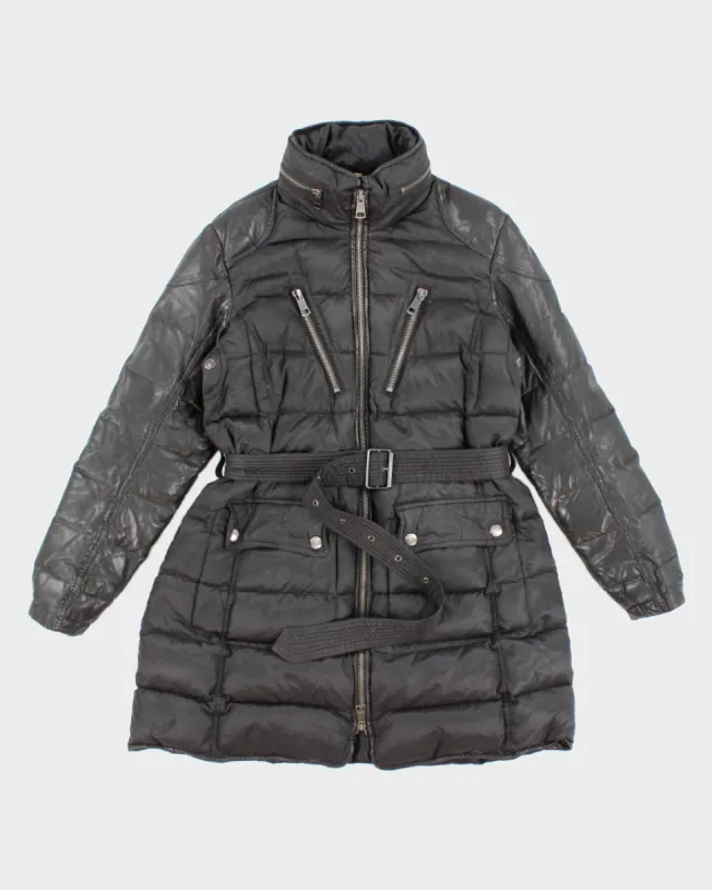 Early 2000's Woman's Burberry Black Puffer Coat - L/XL sold by Rokit