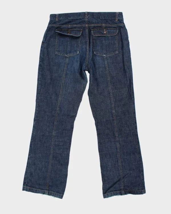 Vintage 90's Multi Pocket Bootcut Dark Wash Denim Jeans - W34 L30 sold by Rokit product image thumbnail 2