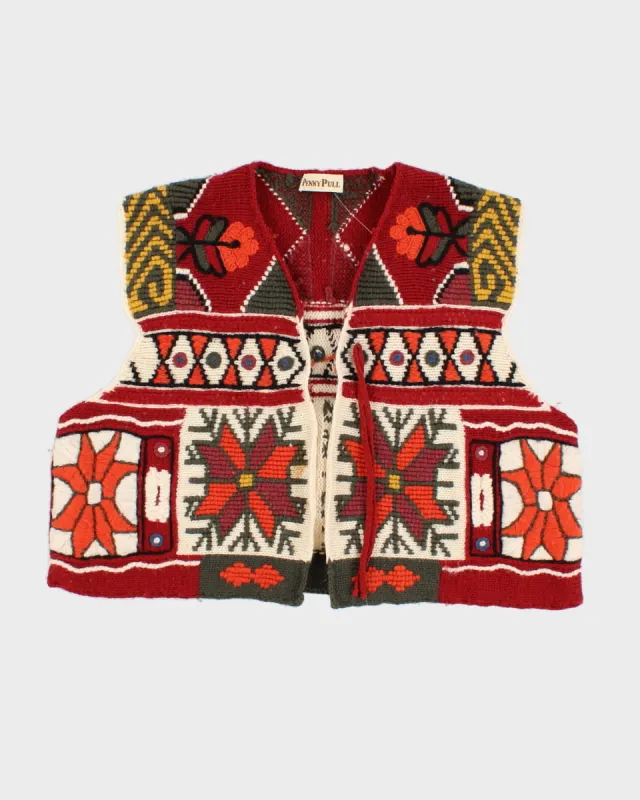 Penny Pull Red Mens Knitted Sweater - O/S sold by Rokit