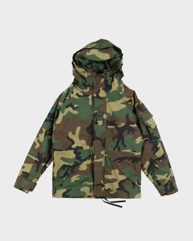 90s Woodland Camo Gore-Tex Parka - L sold by Rokit