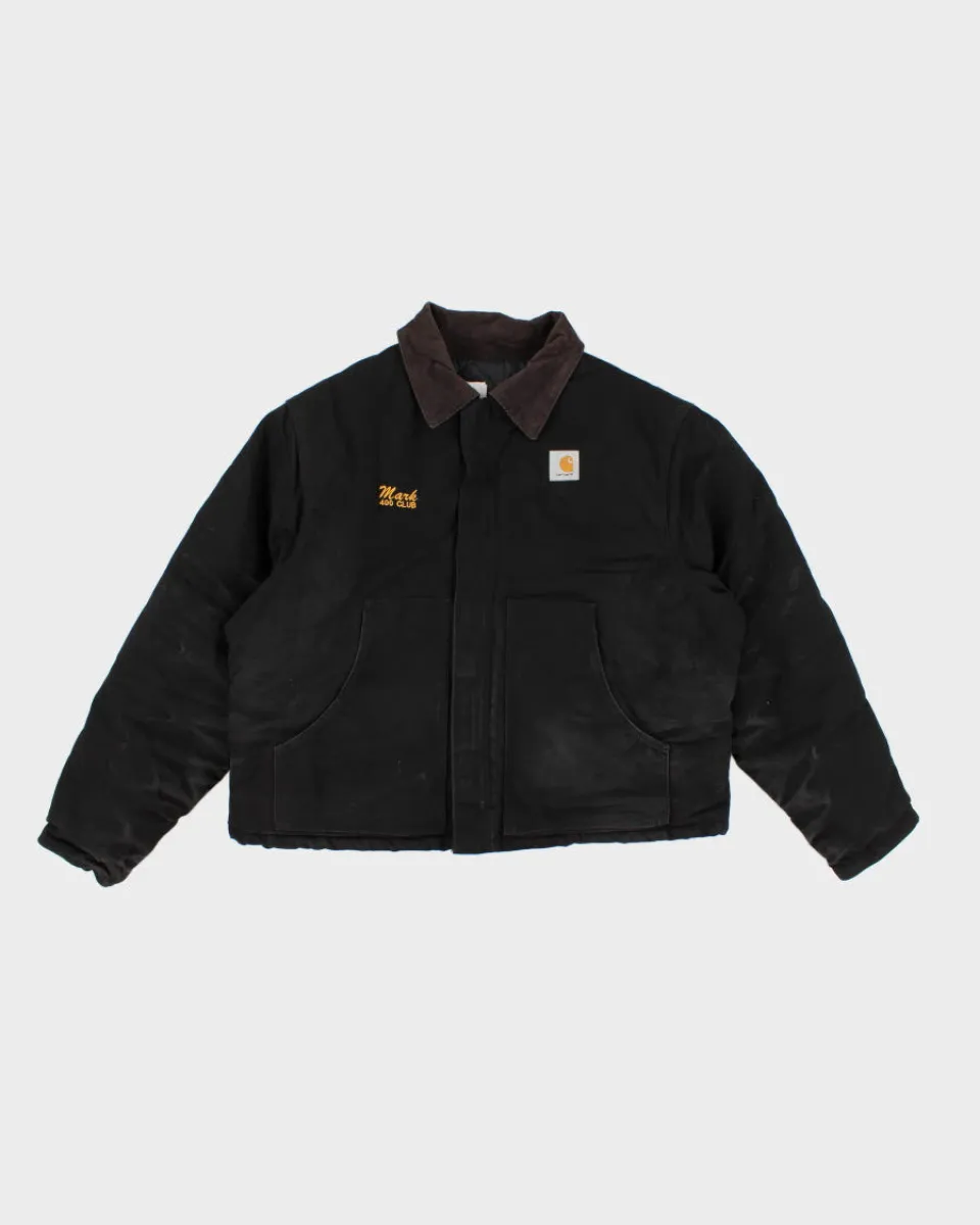 Men's Carhartt Black Detroit zip up jacket - XXXL | Parallel