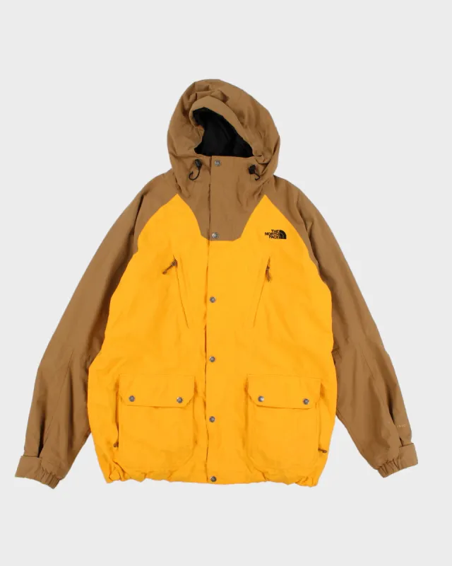 Mens Yellow The North Face Hooded Ski Jacket - XL sold by Rokit