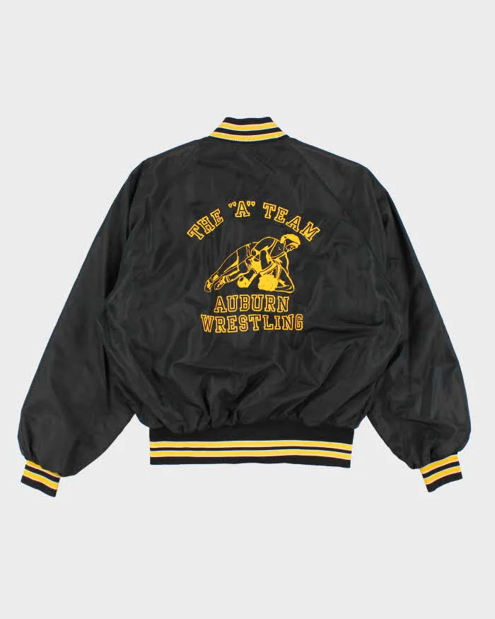 90s Vintage Women's Black Varsity Jacket - M sold by Rokit product image thumbnail 2