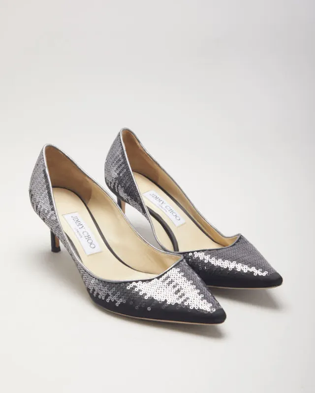 Jimmy Choo Sequin Heels - UK5 sold by Rokit