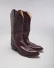 Vintage Men's Burgundy Cowboy Boots - UK 10 sold by Rokit