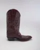 Vintage Men's Burgundy Cowboy Boots - UK 10 sold by Rokit