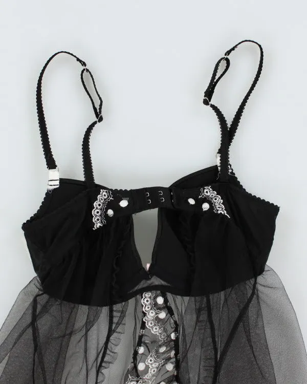 Y2k 00s Victoria's Secret Polka Dot Mesh Cami - M sold by Rokit product image thumbnail 4