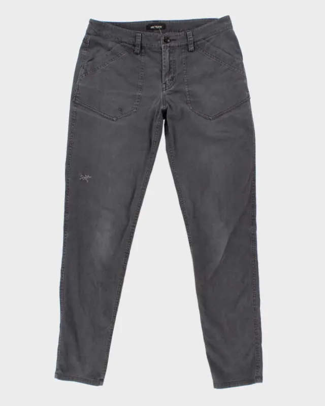 Womans Grey Arc' Teryx Cotton Trousers - 32 sold by Rokit