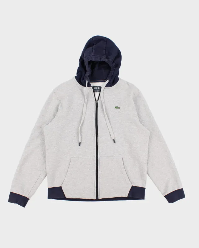 Lacoste Sport Grey Zip Up Hoodie - XL sold by Rokit