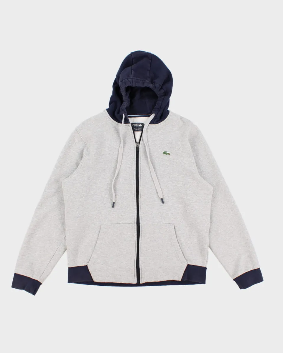 Lacoste Sport Grey Zip Up Hoodie - XL sold by Rokit