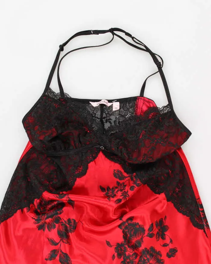 Y2k 00s La Vie En Rose Red Maxi Slip Dress - S sold by Rokit product image thumbnail 3