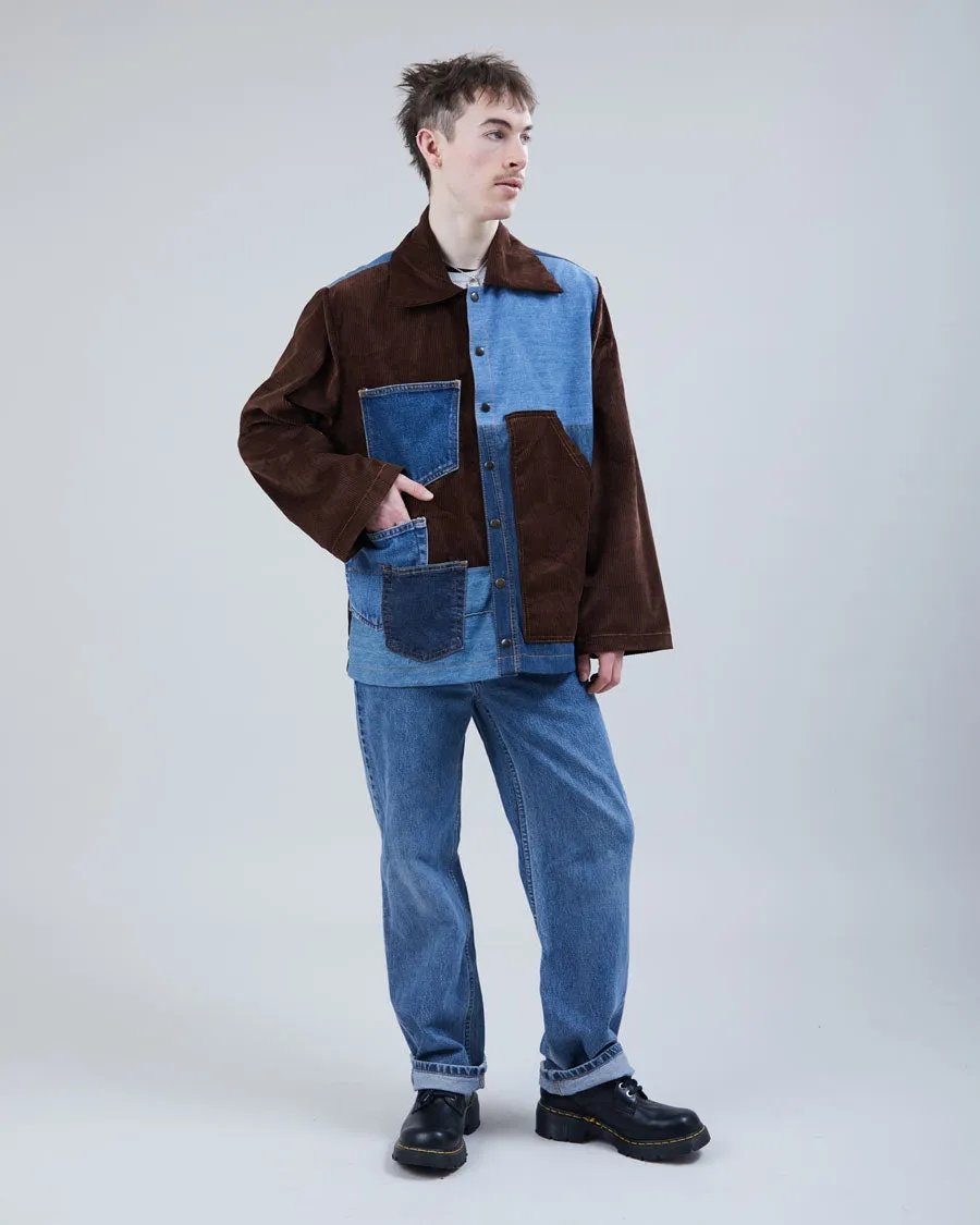 Rokit Originals Reworked Denim Unisex Jacket - M sold by Rokit