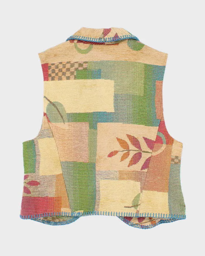 Vintage 80s Longhorn Tapestry Vest - M sold by Rokit product image thumbnail 2
