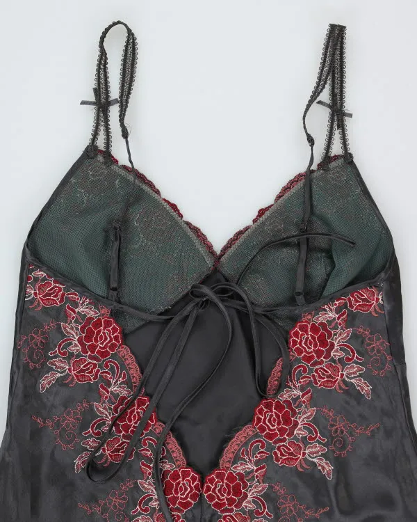 Y2k 00s Grey Slip Dress - S sold by Rokit product image thumbnail 4