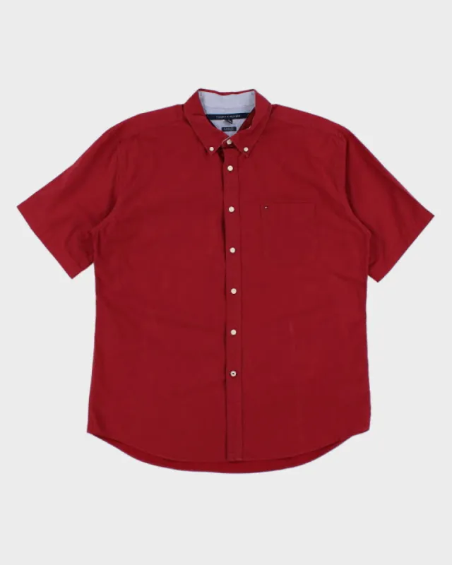 Tommy Hilfiger Red Shirt - XL sold by Rokit