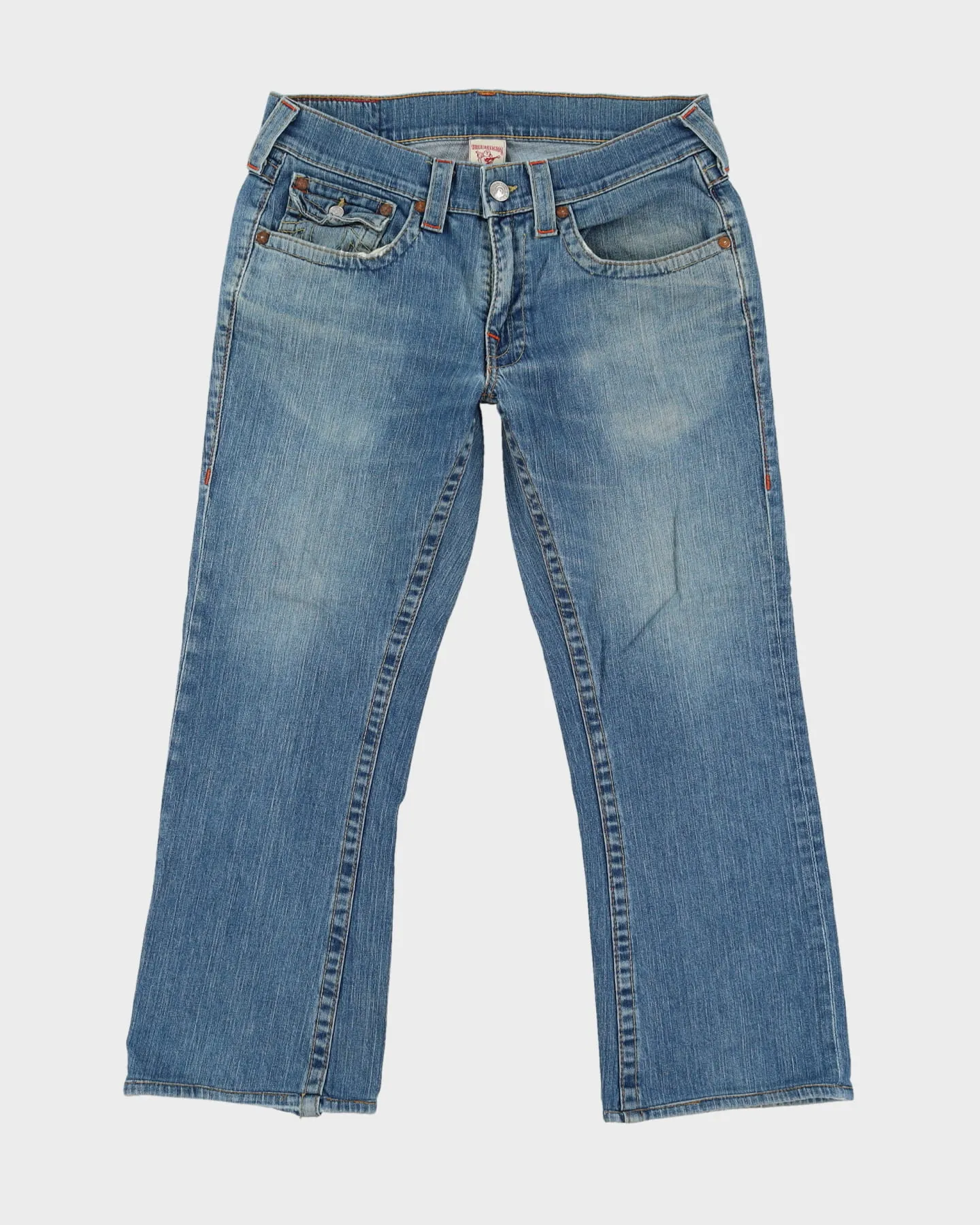 00s Y2K True Religion Blue Jeans - W33 L27 sold by Rokit