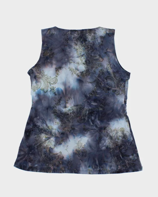 Y2k 00s Paisley Pattern Buckle Top - M sold by Rokit product image thumbnail 2