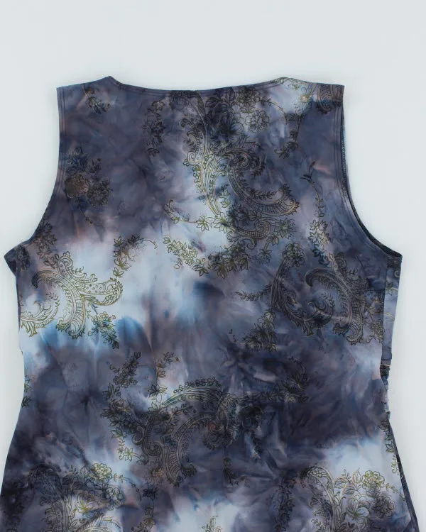 Y2k 00s Paisley Pattern Buckle Top - M sold by Rokit product image thumbnail 4