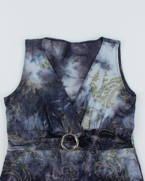 Y2k 00s Paisley Pattern Buckle Top - M sold by Rokit product image thumbnail 3