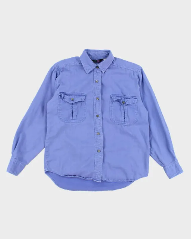 Womens The North Face Periwinkle Blue Work Shirt - s sold by Rokit