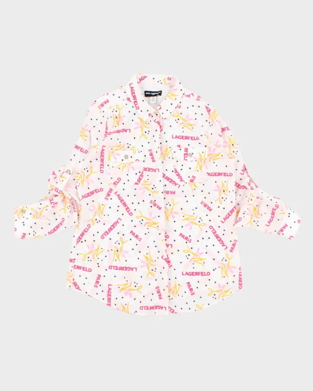 Women's Karl Lagerfeld Button Up Shirt - M sold by Rokit