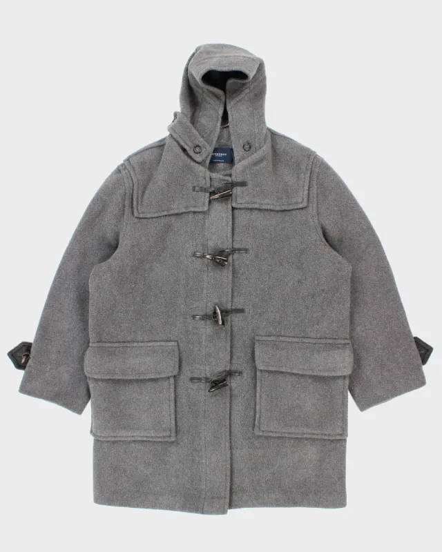 Men's Grey Burberry Heavy Winter Coat - L XL sold by Rokit