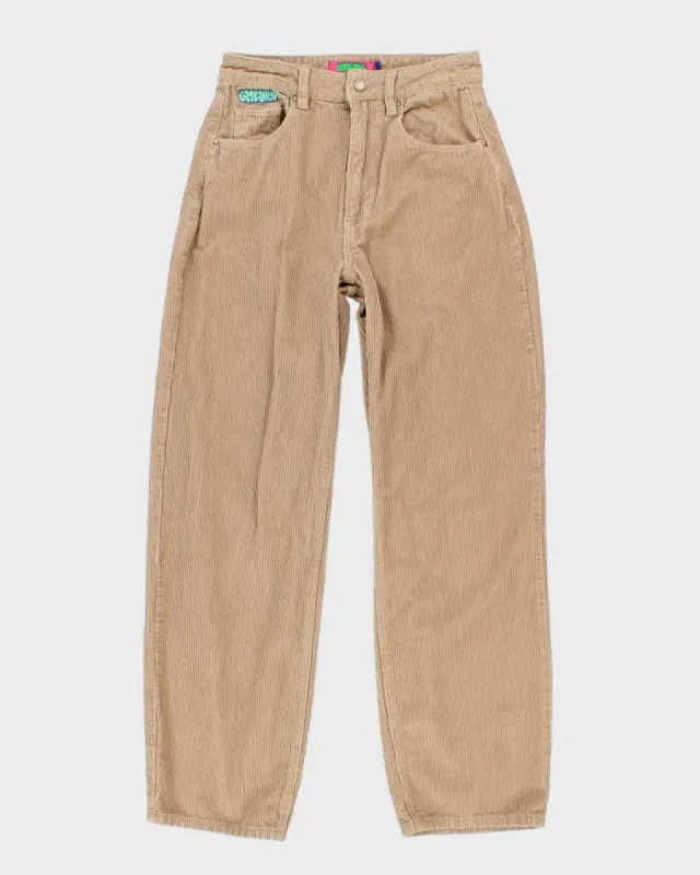 Women's Empyre Tan Corduroy Trousers - W28 L30 sold by Rokit