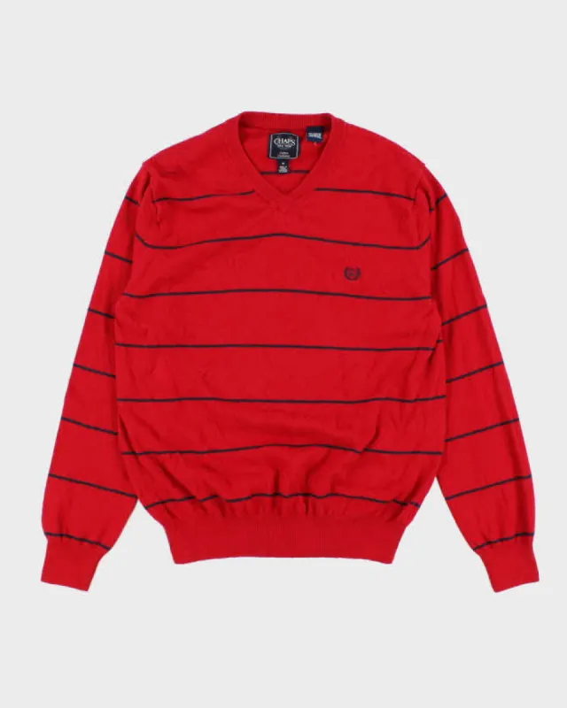 Vintage 90s Chaps Striped Jumper - M sold by Rokit